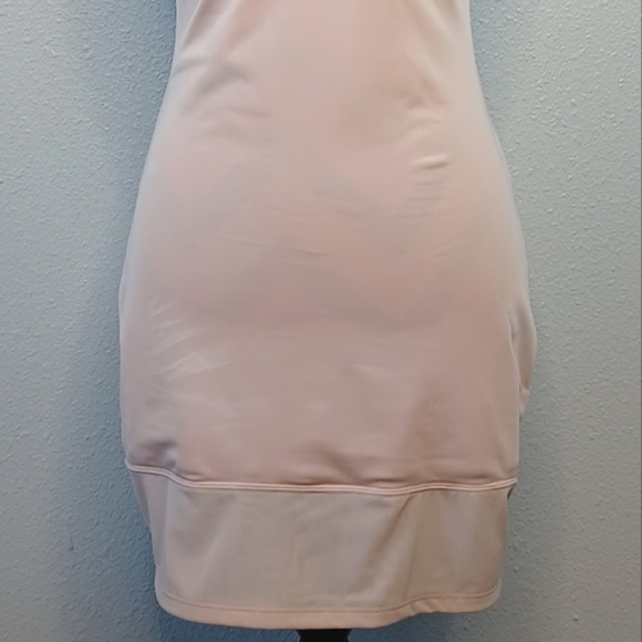 Yummie by Heather Thompson 3 in 1 Bustless Nude Blush Sz L Slip Shapewear - Picture 5 of 16